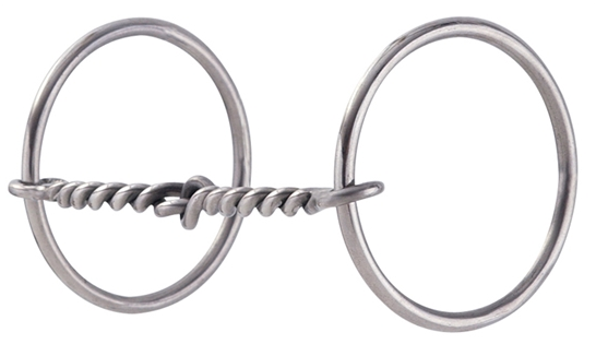 AHE O Ring Twisted Wire Snaffle Bit.
