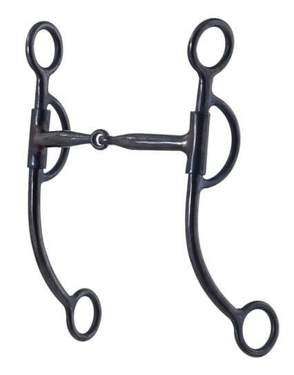 AHE 8-1/2" Long Cheek Snaffle Bit.