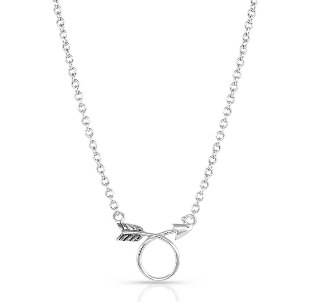Montana SS Dosy Doe Silver Arrow Necklace.