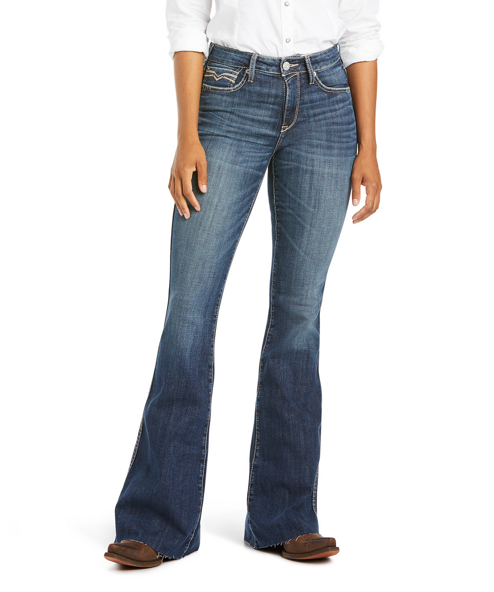 Ariat Ladies R.E.A.L. High Rise Laila Flare Jean.