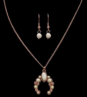 Silver Strike Squash Blossom Necklace Set.