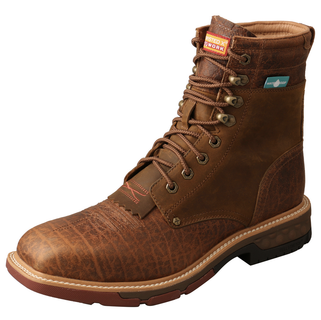 Twisted X Men's Cellstretch Lace Up Boots.