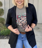 Texas True Camryn Black Blazer C4 Size Small.