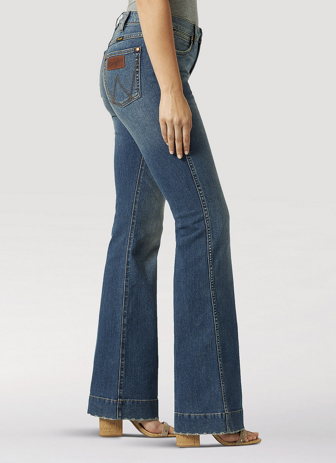 Wrangler Ladies Retro High Rise Trouser.