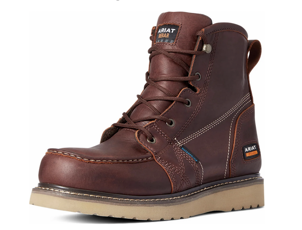 Ariat Men's Rebar Wedge Moc Work Boot.