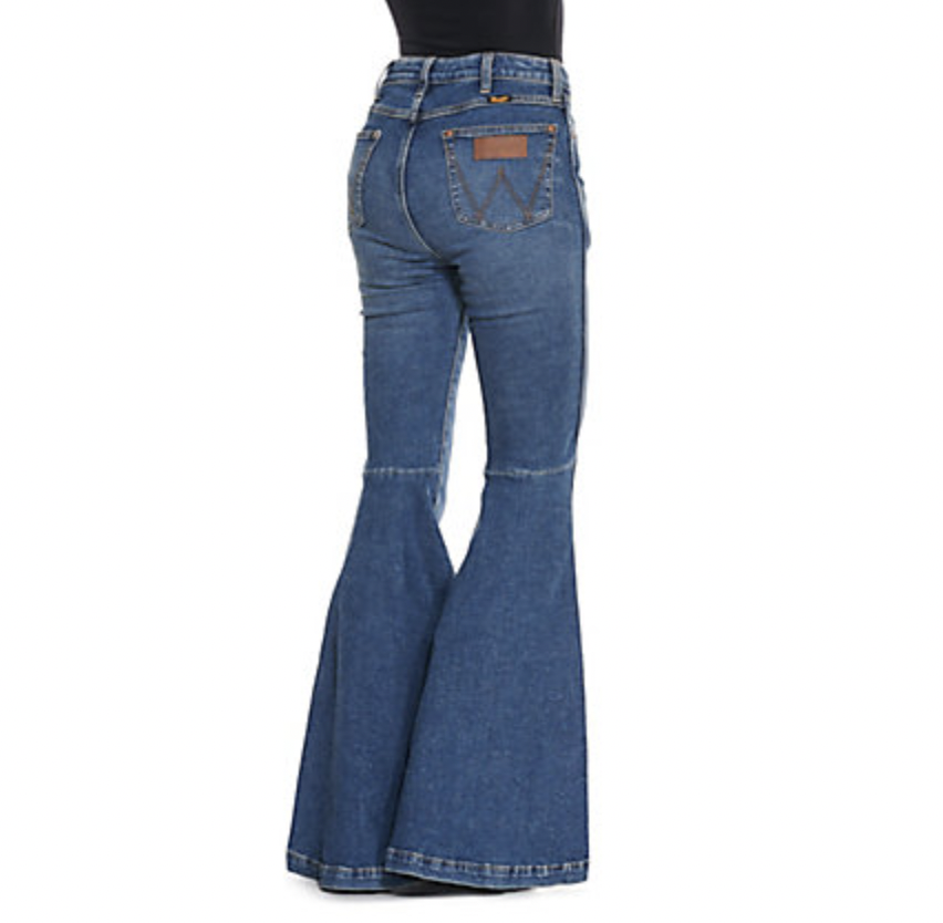 Wrangler Ladies Retro Flare Jeans.
