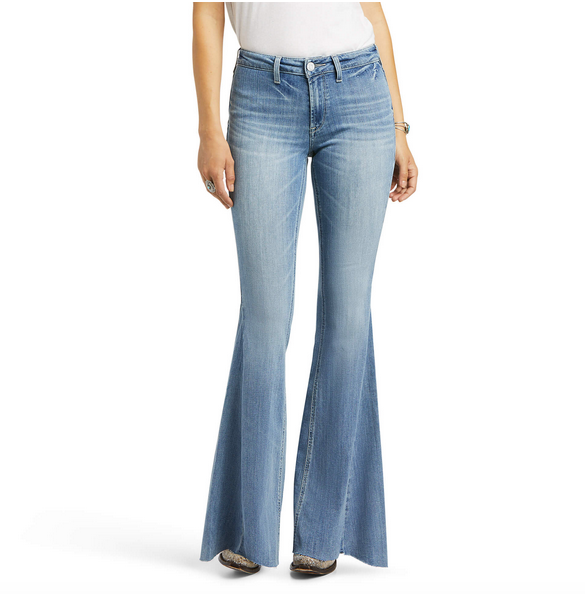 Ariat Ladies Alondra High Rise Flare Jean.