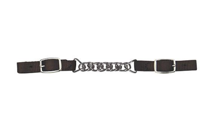 Professionals Choice Nylon Flat Chain Curb Strap.