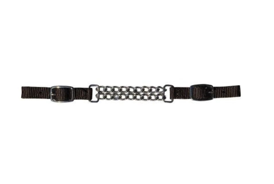Professionals Choice Nylon Double Chain Curb Strap.