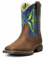 Ariat Childrens Koel Venttek Zip Up Rowdy Boot Size C3 8M.
