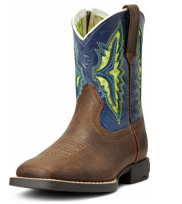 Ariat Childrens Koel Venttek Zip Up Rowdy Boot Size C3 8M.
