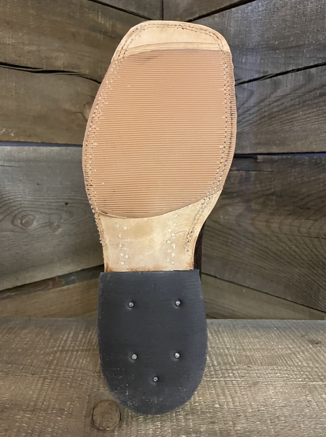 Anderson Bean Men's Chocolate Caiman Boots.