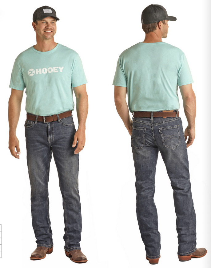 R&R Denim Men's Hooey Double Barrel Jeans.