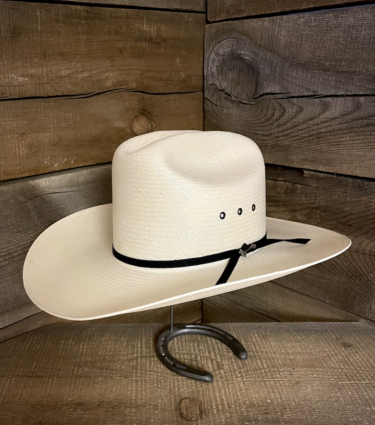 Stetson Rancher 3 1/2" Brim Straw Hat.