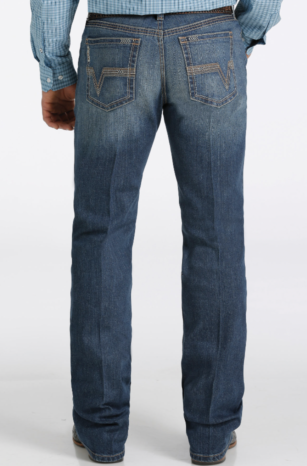 Cinch Ian Dark Stone Wash Jeans.