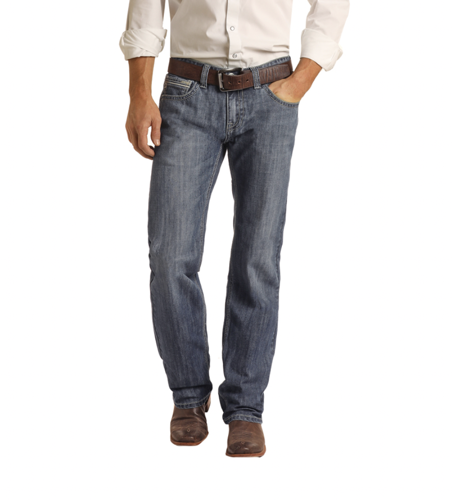 Rock & Roll Straight Leg Jeans.