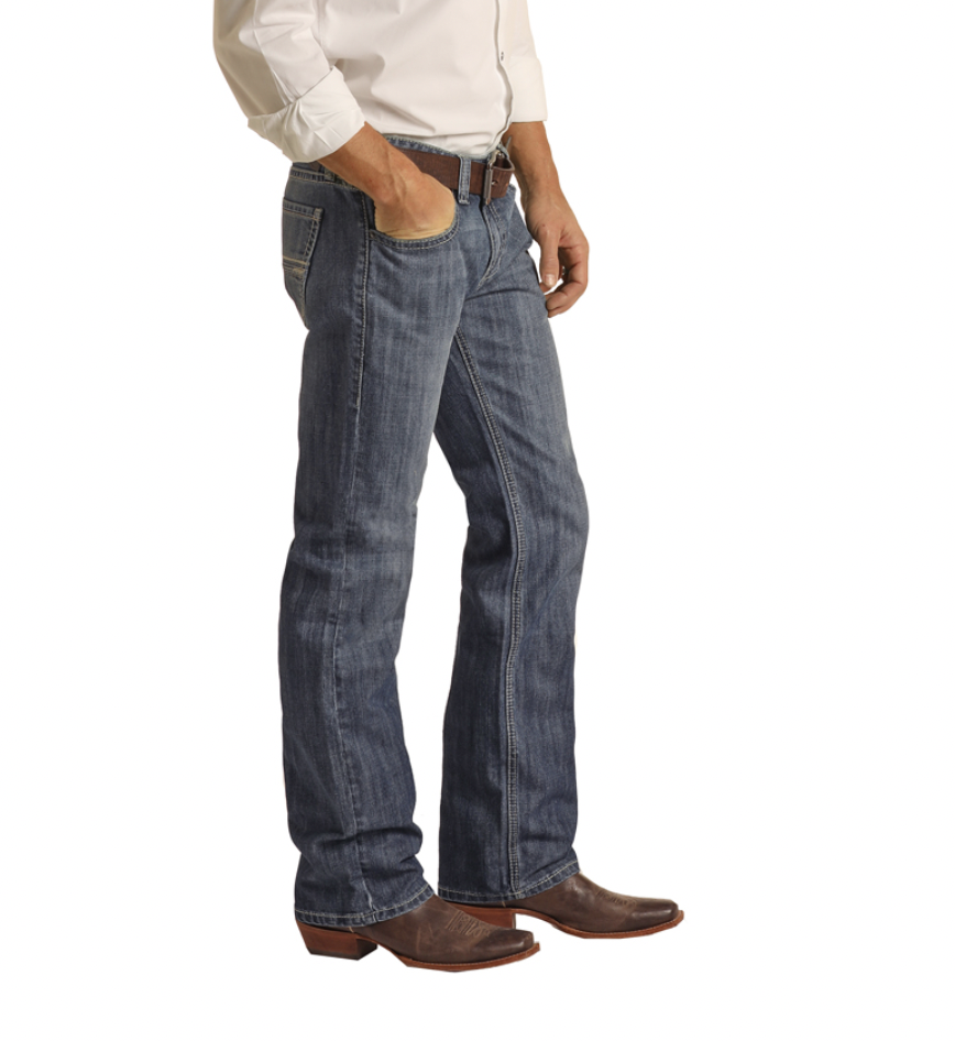 Rock & Roll Straight Leg Jeans.