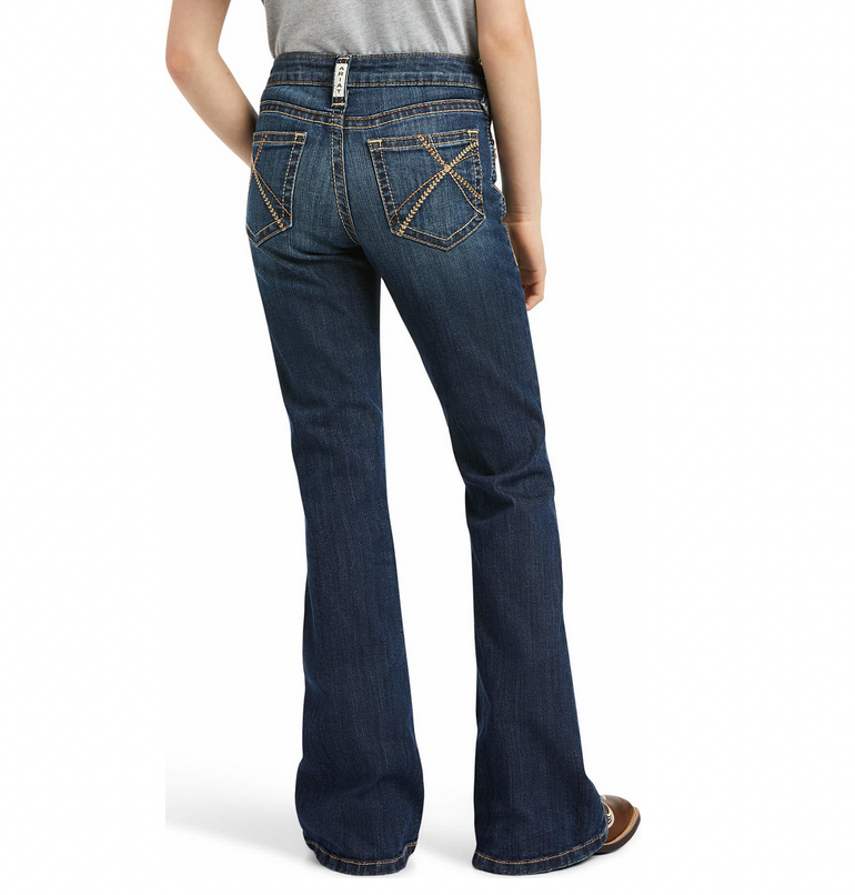 Ariat Girl's REAL Vicky Flare Jean.