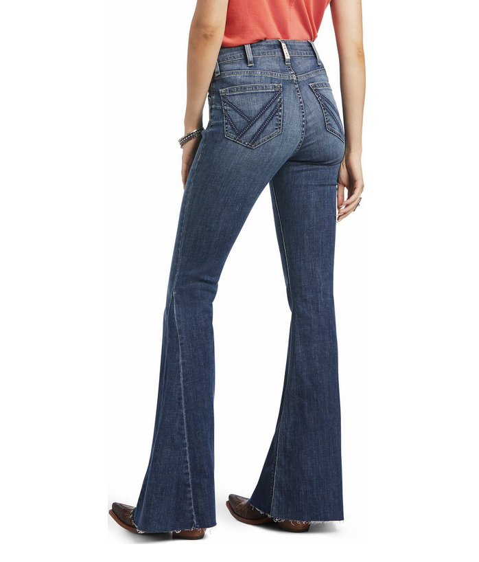 Ariat Ladies R.E.A.L. High Rise Kalani Extreme Flare Jean.