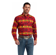 Ariat Men's Nathaniel Long Sleeve Shirt Size XL.