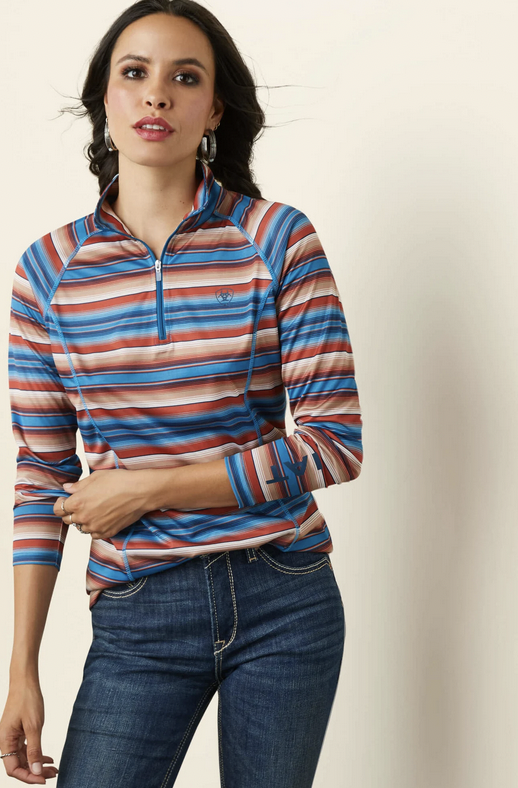 Ariat Ladies Laguna 1/4 Zip Shirt.