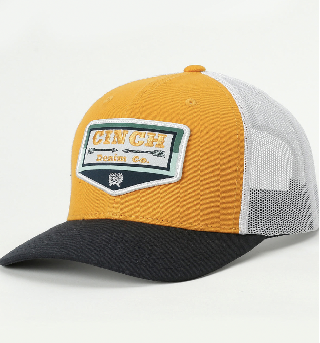 Cinch Golden Trucker Cap.