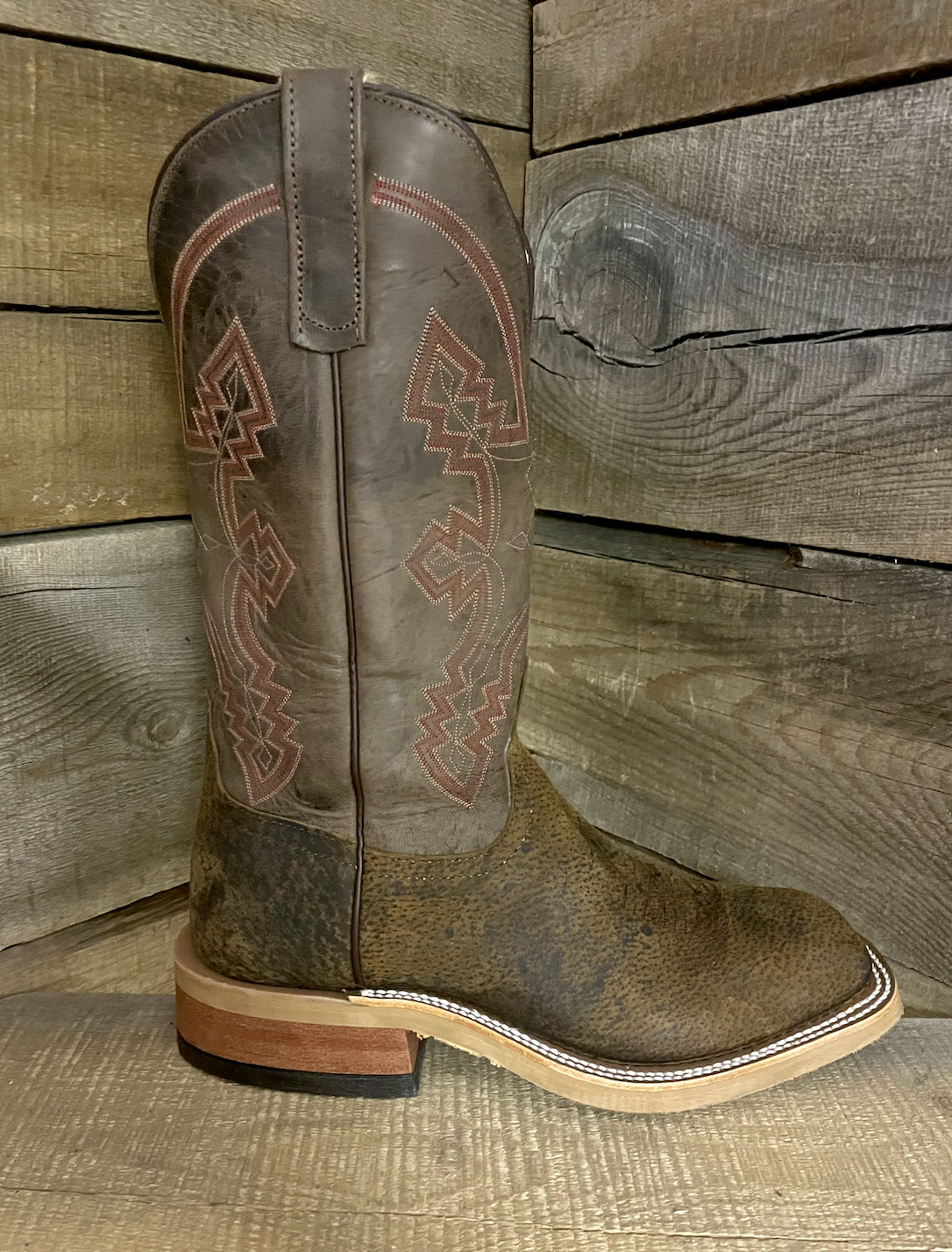 Anderson Bean Men's Brown Wild Boar Boots.