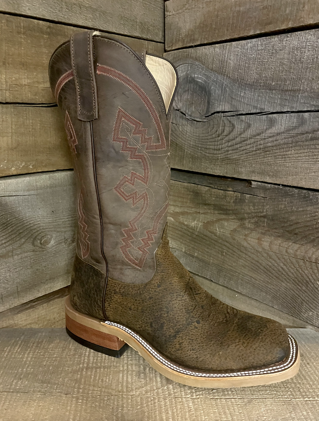 Anderson Bean Men's Brown Wild Boar Boots.