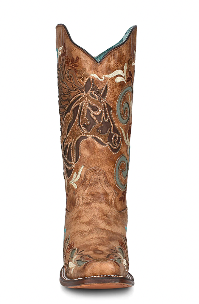 Corral Ladies Iridescent Horse Boot.