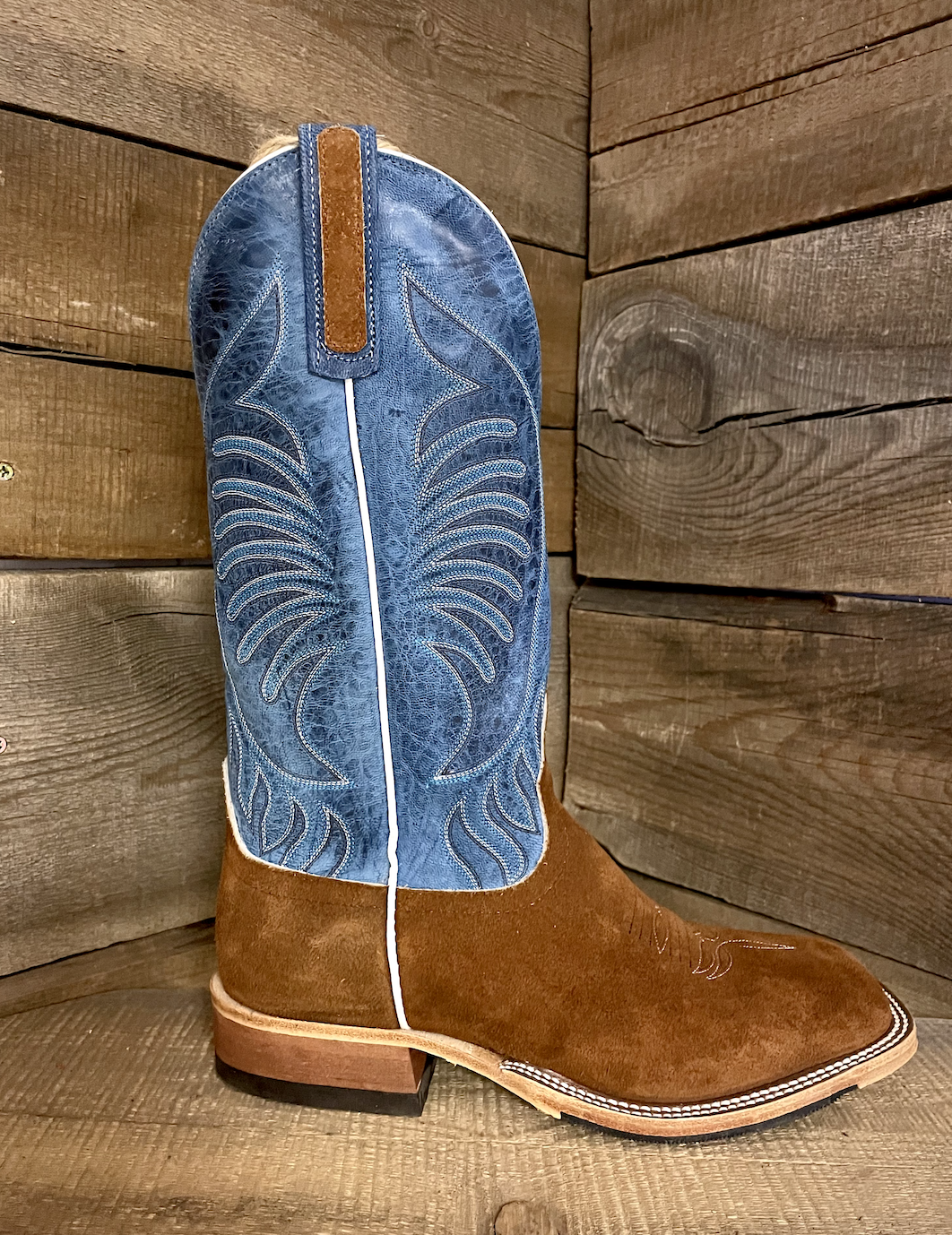 Anderson Bean Men's Danube Blue Western Boot C3.
