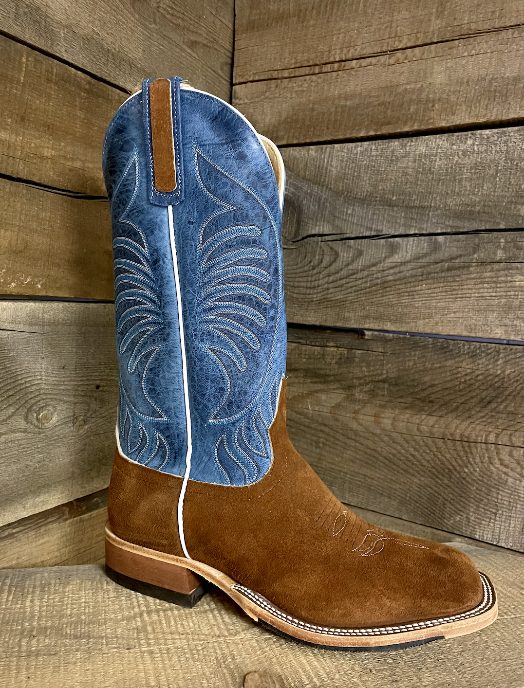 Anderson Bean Men's Danube Blue Western Boot C3.