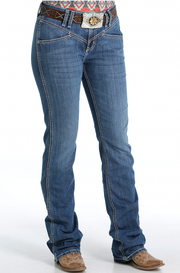 Cruel Girl Ladies Hannah Moderate Rise Jeans.