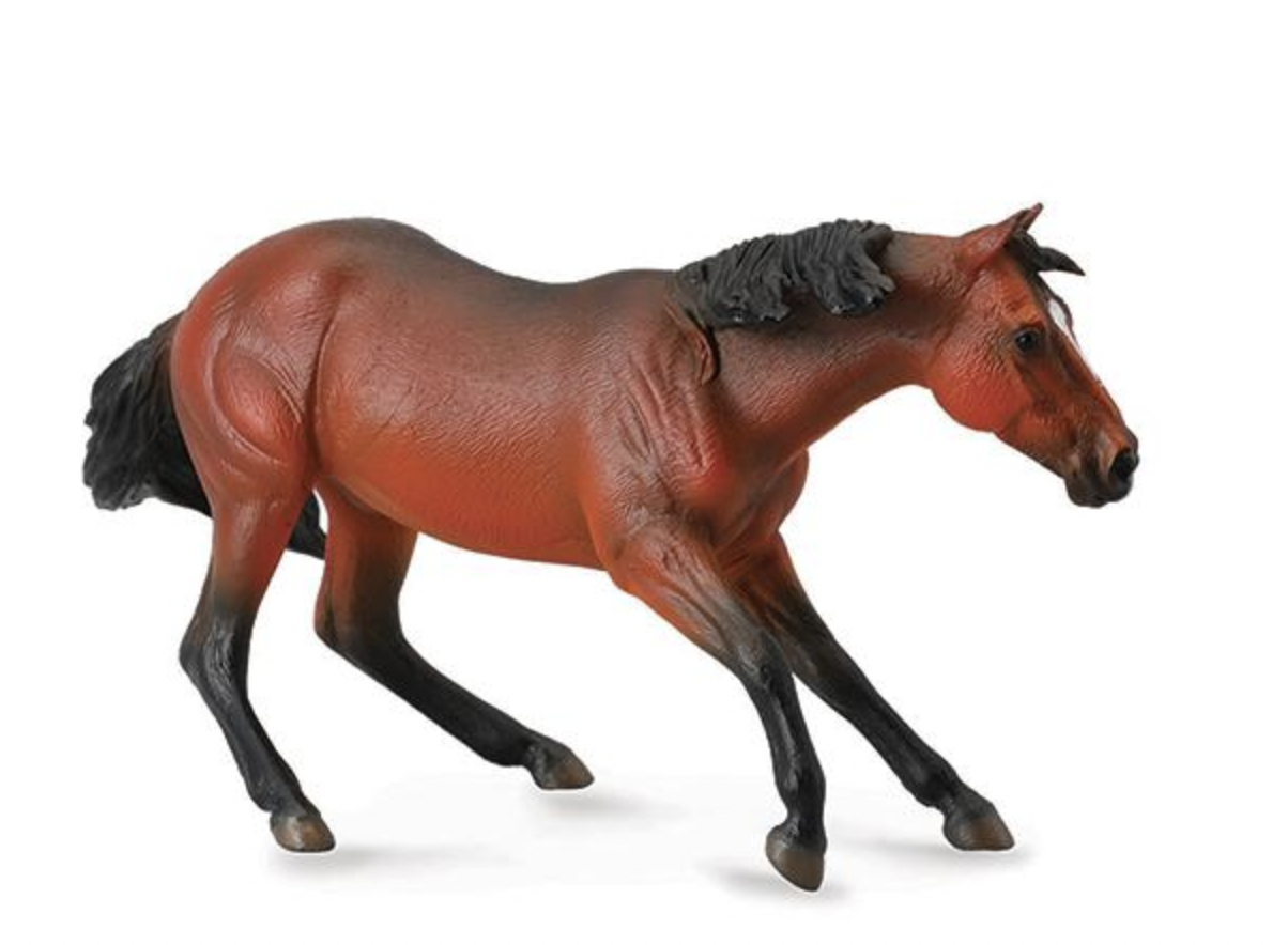 Breyer Bay Quarter Horse Cutting Stallion.