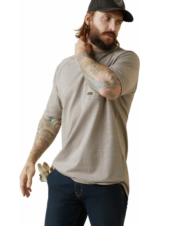 Ariat Men's Rebar Cotton Strong Tee.