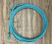 King Ropes 4 Strand 28' Aqua Calf Rope.