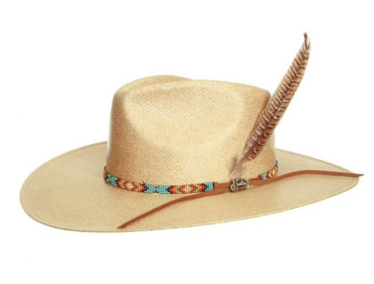 Justin Bent Rail Burnet Shantung Hat.