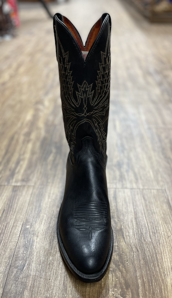Lucchese Men's Black Mad Dog Goat Boot C4.