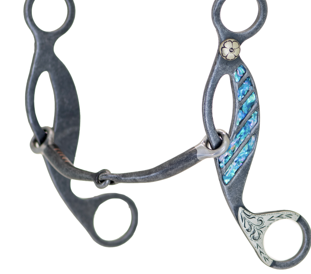 Cowboy Tack Smooth Snaffle Gag Bit.