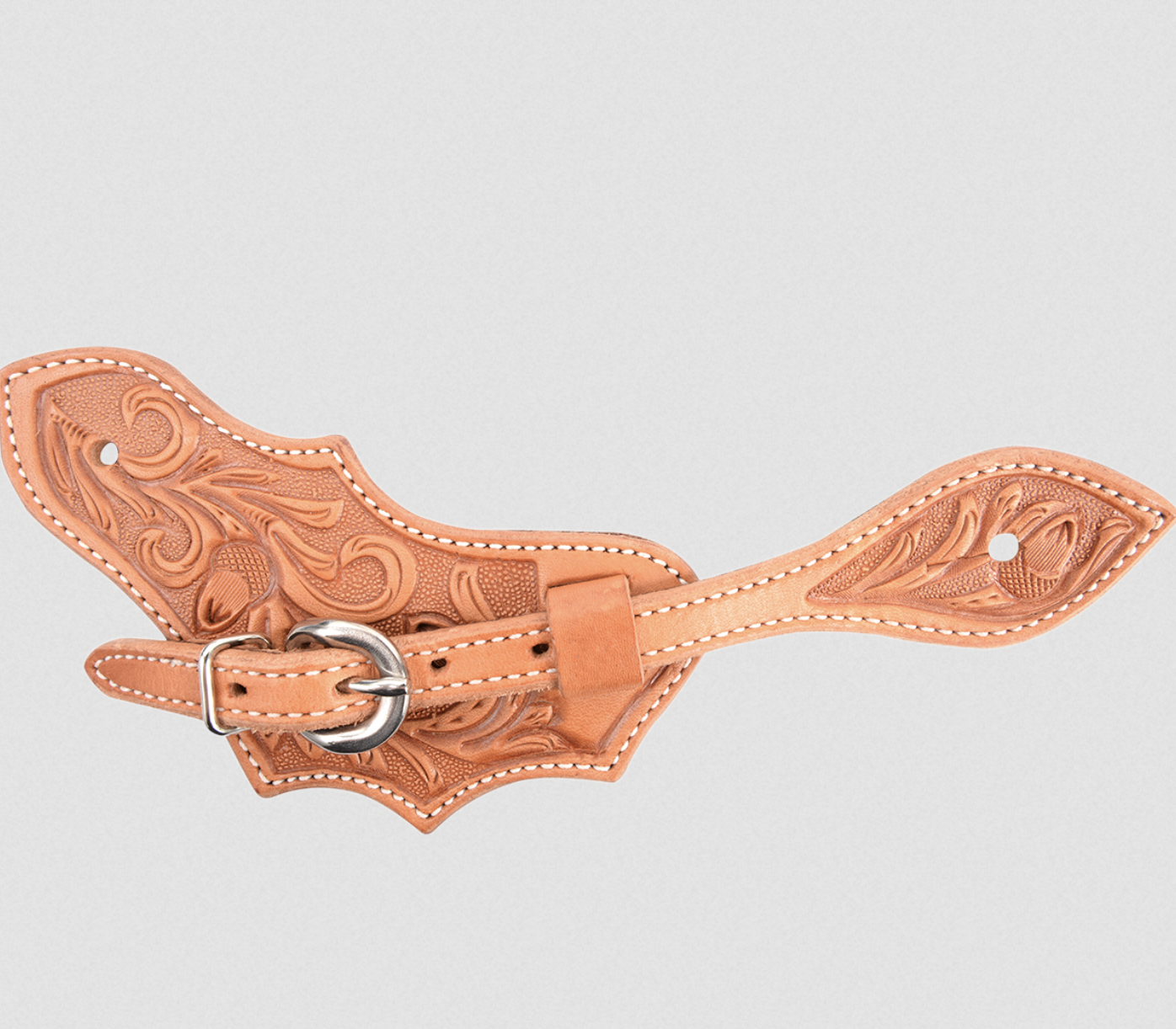 Martin Saddlery Acorn Leaf Spur Straps - Thumbnail 4