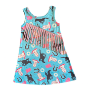 Shea Baby Turquoise Cowgirl Dress Size 12-18Months.