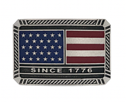 Montana Silversmith Bold in Red White and Blue Buckle.
