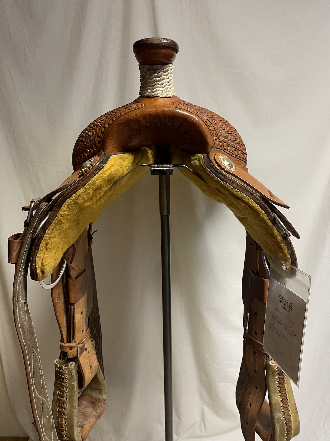 Used Johnny Scott Ostrich Seat Roper | Corral Western Wear