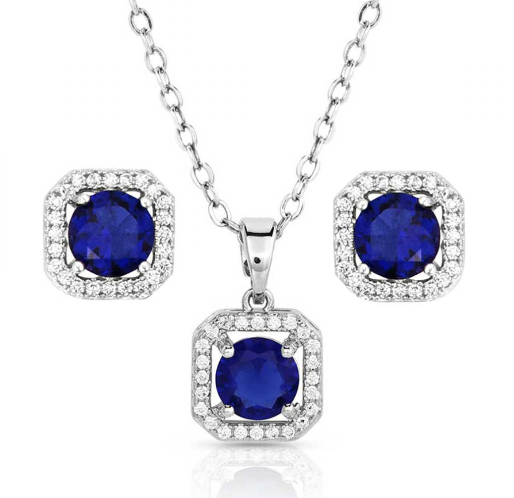 Montana Silversmiths Forever Montana Blue Jewelry Set.