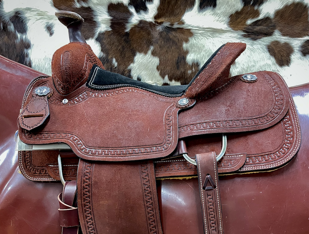 Circle Y Guthrie Team Roping Saddle - Thumbnail 2