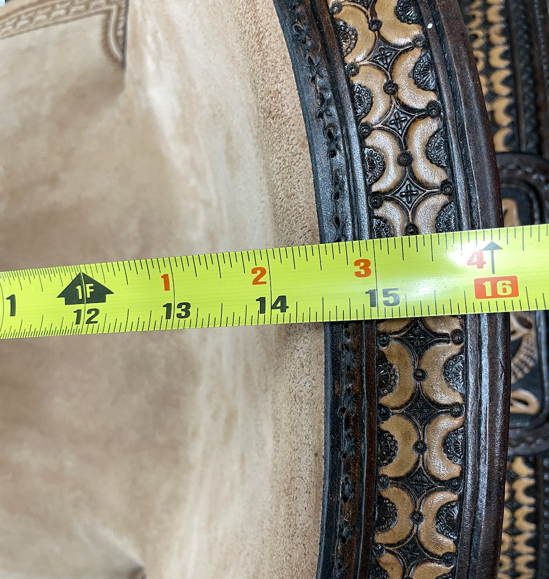 Circle Y MJ Cash Sunshine Barrel Saddle.