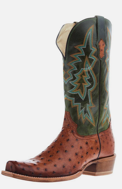 Tony Lama Men's Rylen Ostrich Cutter Toe Boot SA8268 | Corral
