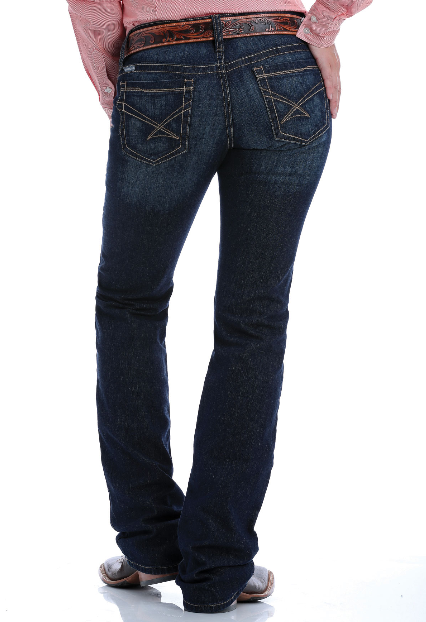 Cinch Ladies Dark Wash Ada Relaxed Fit Jean.