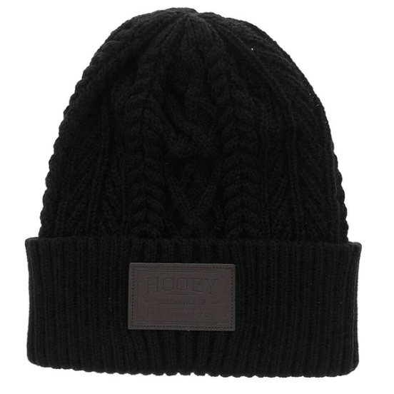 Black Knit Beanie.