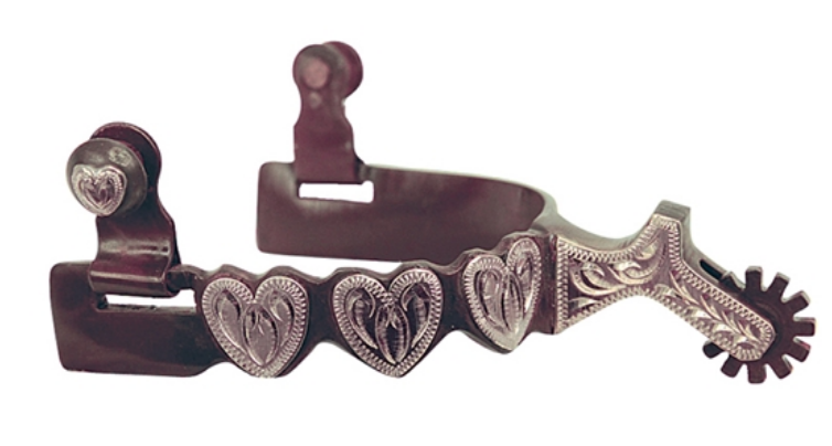 Ladies Triple Heart Spurs.