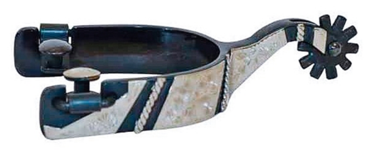 AHE Black and Silver Spurs.
